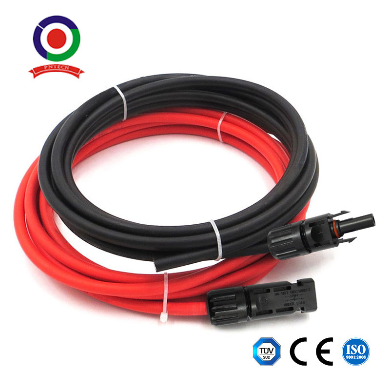 China 1 Pair Pv Solar Panel Extensions Cable 30ft With Pv Male And Female Connector on sale