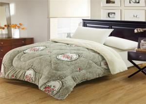 Best Printed Flannel Fleece Beautiful Comforter Sets Washable In Family And Hotel wholesale