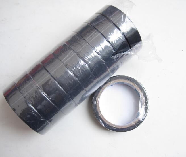 China 0.18m *18mm*10y China factory black electrical insulation tape Pvc Electric adhesive Tape on sale