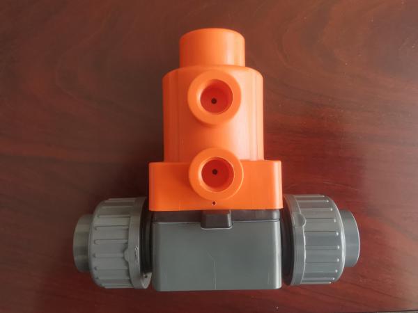 Cheap PTFE MV308 Pneumatic Diaphragm Valve Grooved Connection With Actuator for sale