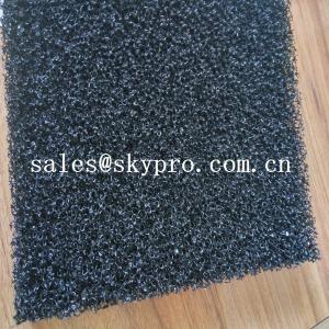 China Air filter sponge sheet black polyurethane 20ppi foam sheet reticulated polyurethane filter foam on sale