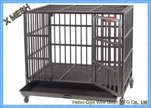 China Powder Coated Welded Wire Mesh Baskets Dog Cage Full Sizes Pets Enclosure on sale