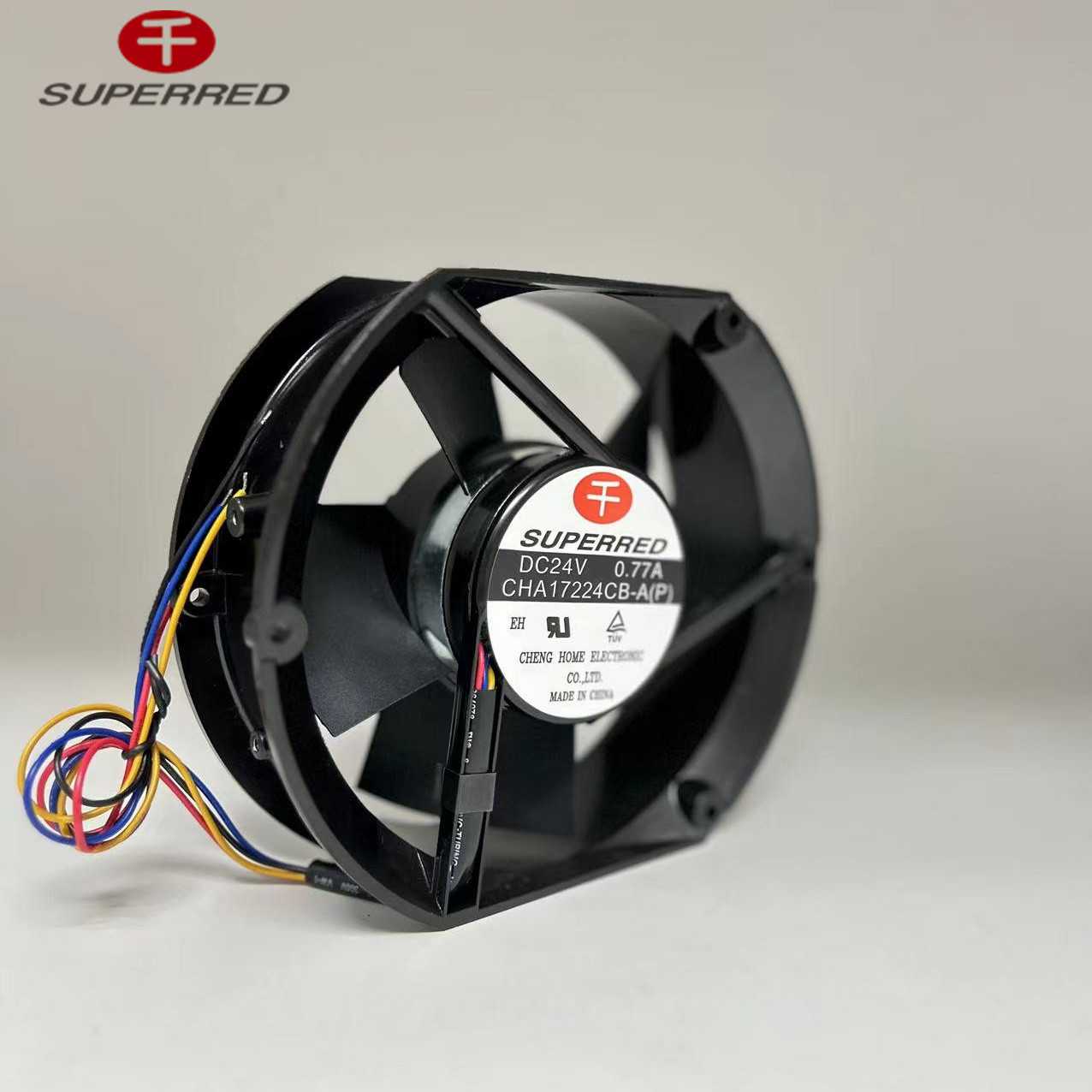 China 45 CFM Black DC CPU Fan 80 X 80 X 25mm Customized With Lead Wire AWG26 on sale