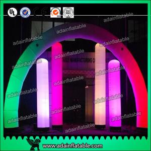 Best 3M Valentine's Decoration Inflatable Arch Lighting Inflatable Column With RGB Color wholesale