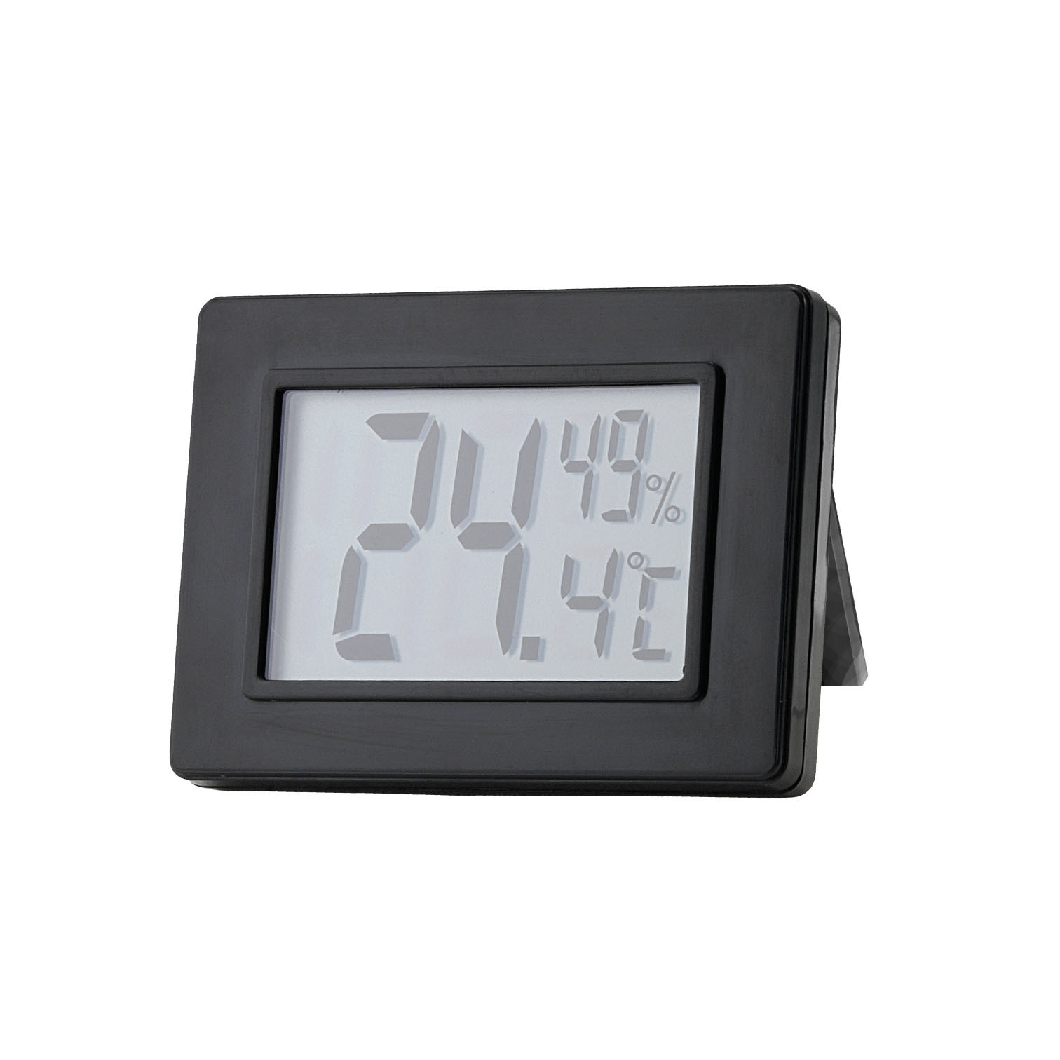 China Digital Portable Car Clock Type Indoor Outdoor Thermometer Auto LCD Display on sale