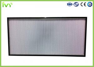 China H10 - H14 Efficiency Hepa Filter Replacement , Pleated Panel Air Filters Easy To Install on sale