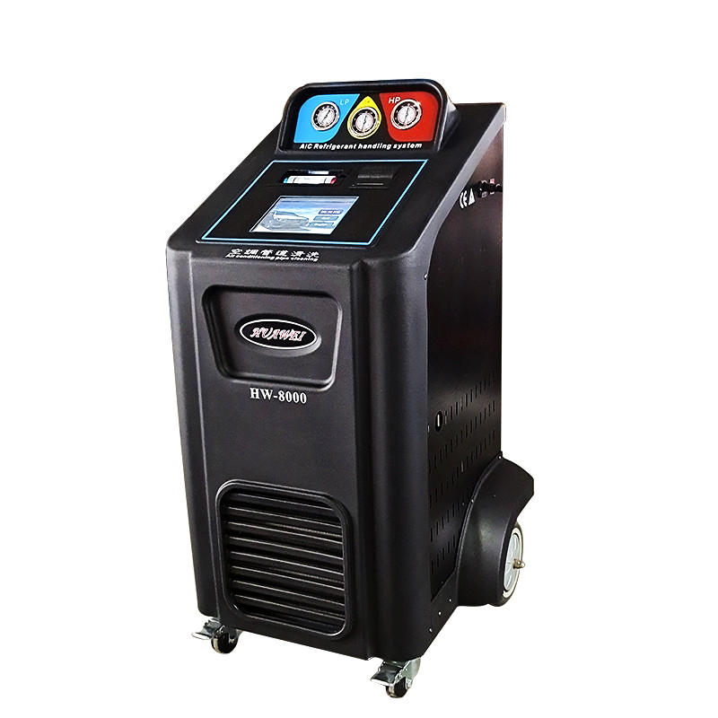 Best 5.4m3/H Vacuum Ability Car Refrigerant Recovery Machine 15kg Cylinder Capacity wholesale