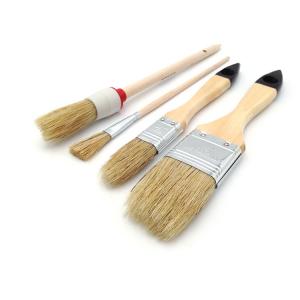 Best Pig Bristle Natural Bristle Paint Brush Tapered Filament With Any Color wholesale
