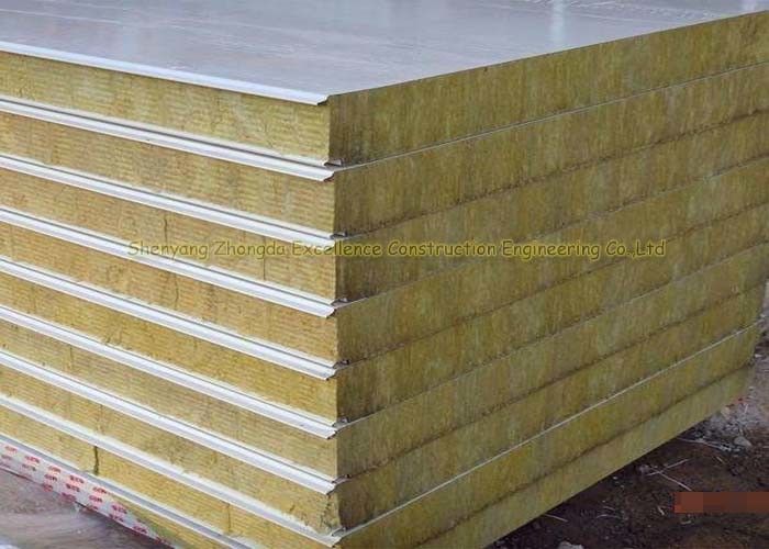 China Lightweight Zinc Coated Foam Metal Sandwich Panels For House Fabrication on sale