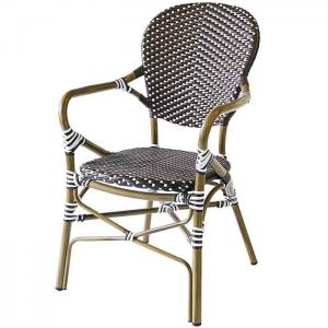 China PE Rattan Classic Outdoor Patio Bistro Dining Chairs on sale