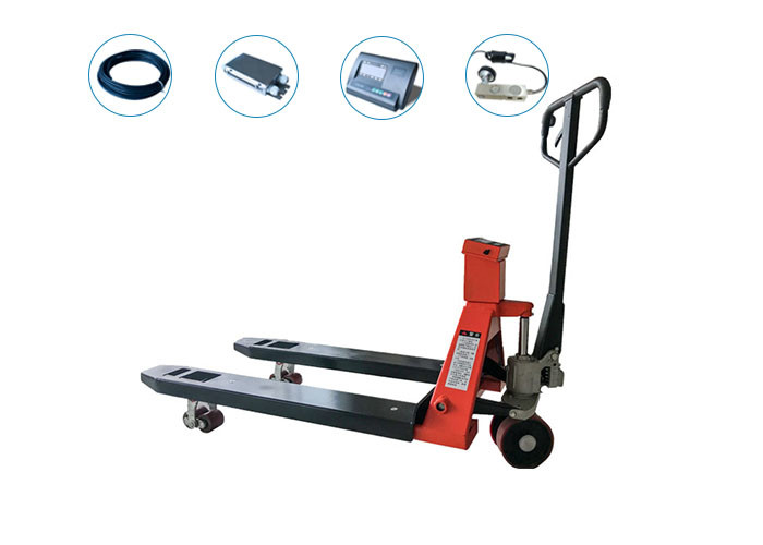 China 2000KG RS232 Moveable Electric Pallet Jack With Scale on sale