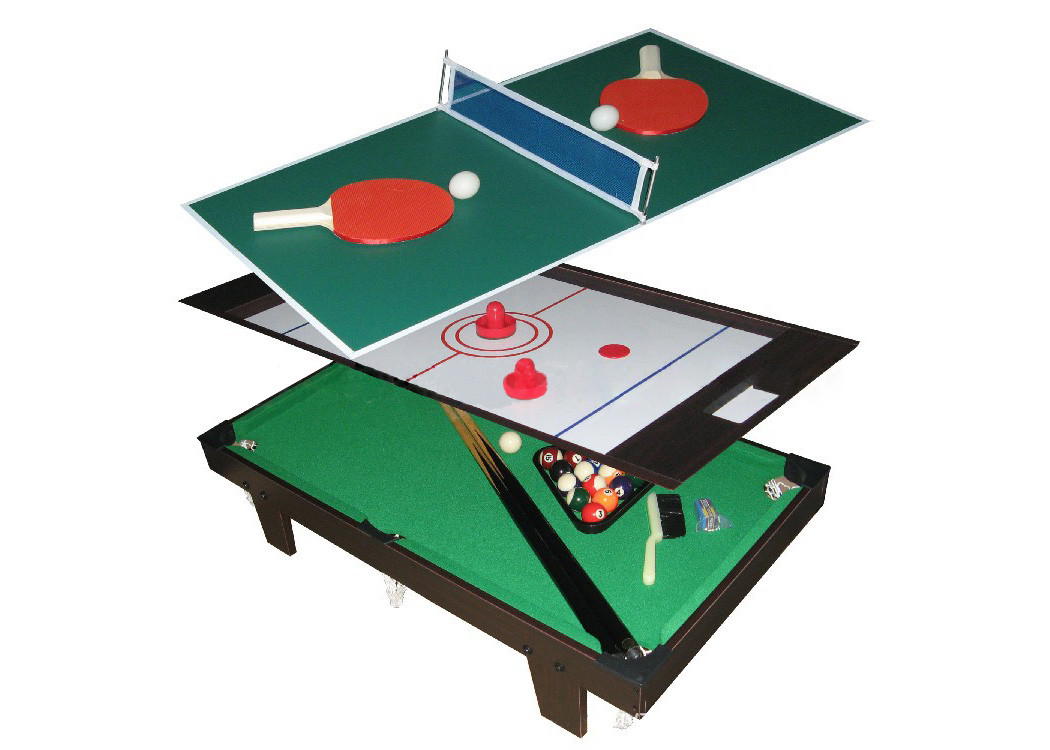 China Multi Function Table Tennis Game Table Flannel Brown Color For Children on sale