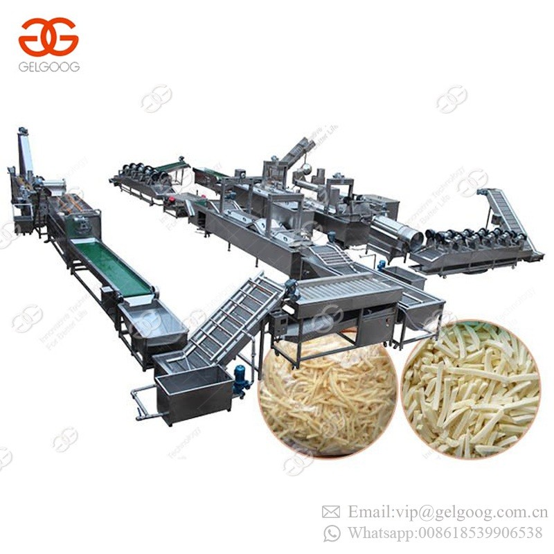 Buy cheap Factory Price Full Automatic Sweet Frozen French Fries Frying Processing Line from wholesalers