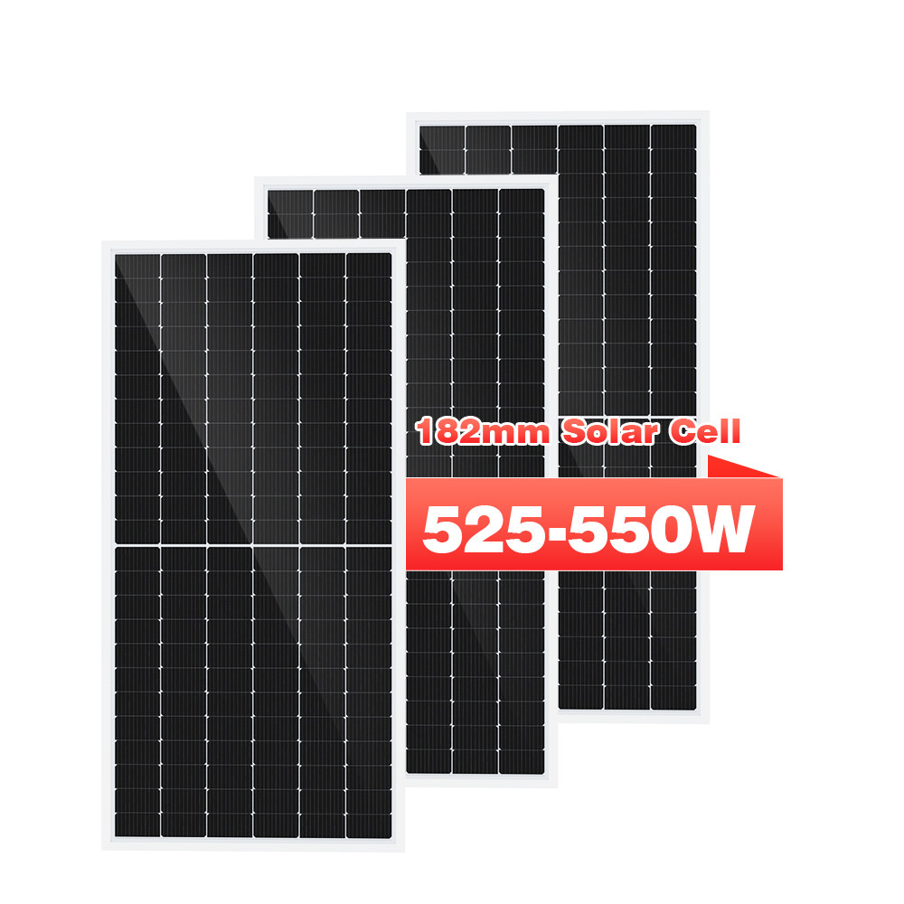 China Transparent 450w 500w 540w Mono Bifacial Solar Panel System For Home on sale