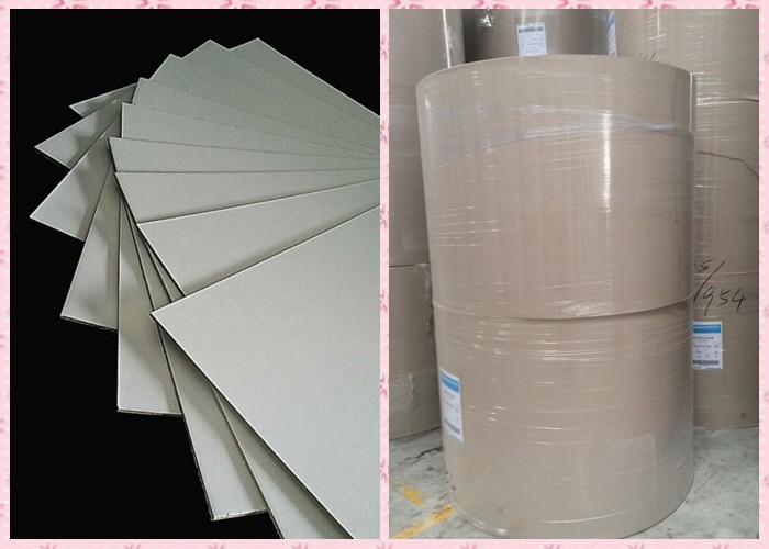 China Laminated Grey Board Paper 1.0mm 1.2mm 1.5mm Thickness For Paper Photo Frame on sale