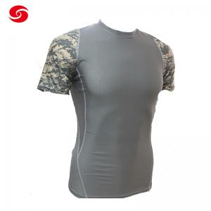 China Long Sleeves Lycra Rash Guard Military Tactical Shirt T Shirts For Man on sale