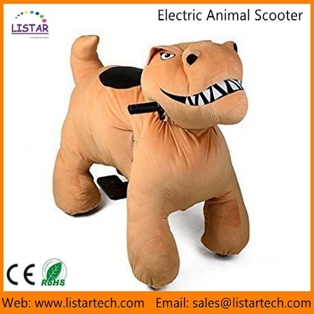Cheap Coin Operated Battery Animals Electric Ride on motorized animals -Dinosaur for sale