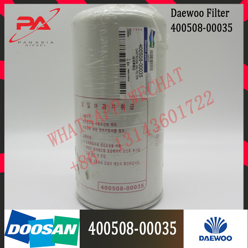 China Daewoo Generator Set Oil Filter 400508-00035 400404-00144 00508-00111 Oil Filter 65.05510-5020B on sale
