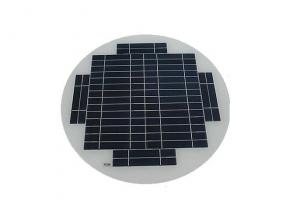 China Anti - Reflective Glass Round Solar Panel For Outdoor LED Smart Solar Street Light on sale