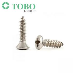 China Hardware metal steel wood screw manufacturers oval head self tapping screws DIN7983 on sale