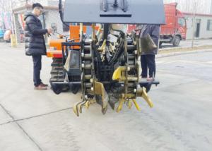 China Double Chain Type ISO Trench Digger Machine Soil Tillage Machine on sale