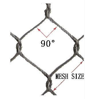 Flexible stainless steel cable rope mesh/aviary mesh/bird netting(China factory)