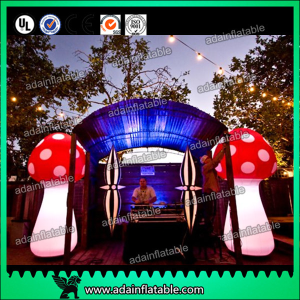 Best Attractive 3m Inflatable Mushroom LED Lighting 190T Nylon For Engagement wholesale