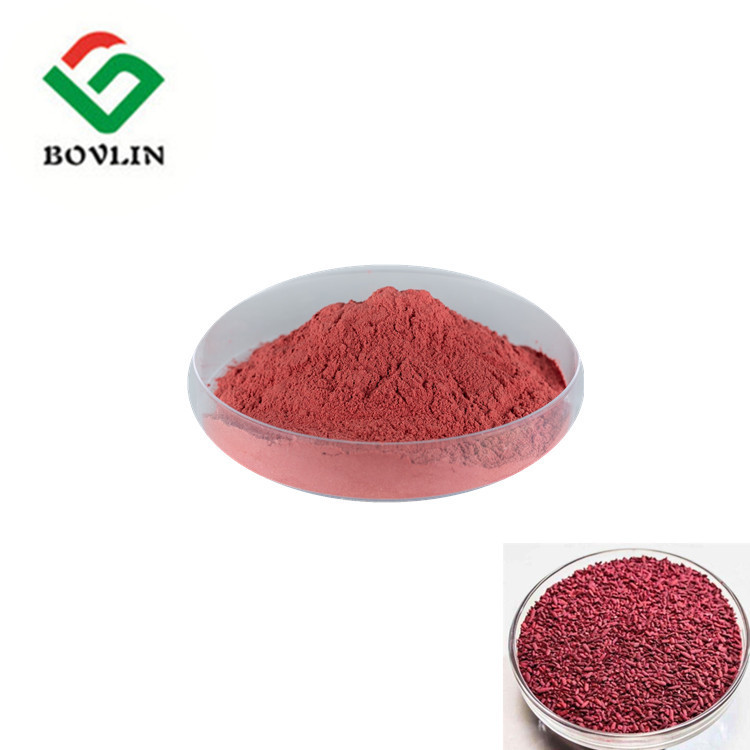 China 5% Lovastatin Organic Food Additives Red Rice Yeast Extract Monascu Powder on sale