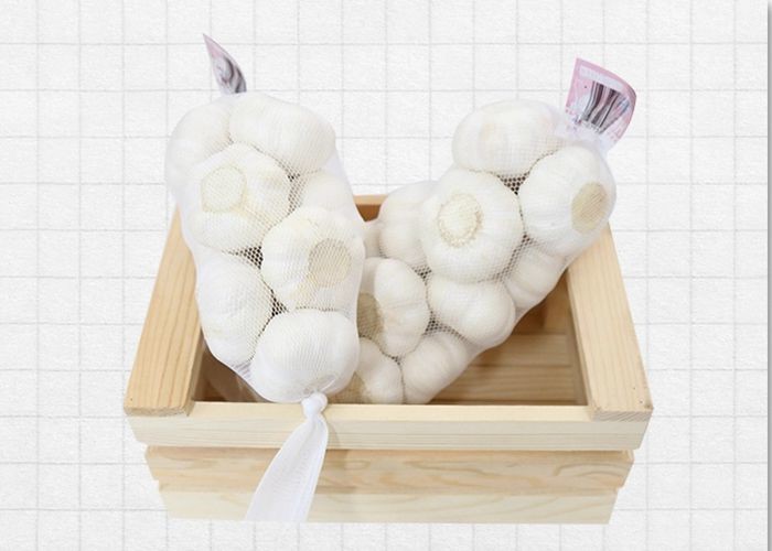 China 10kg mesh bag 5cm Fresh Pure White Garlic on sale