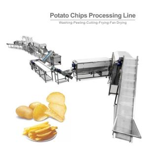 China OEM Corn Fruit Wheat Potato Chips Production Line 100kg/H To 1500kg/H on sale