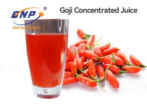 China Orange Red Goji Berry Extract Brix 45% Clarified Juice on sale