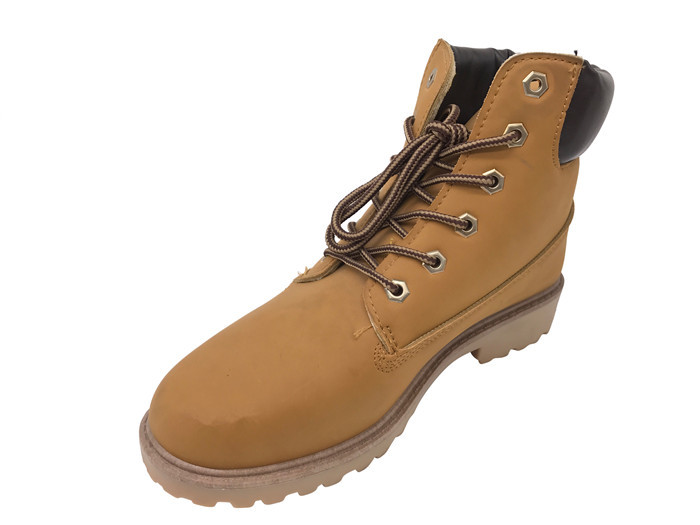 Best Cuff Collar Men'S Composite Toe Work Boots Camel Color Flame Resistant Work Boots wholesale