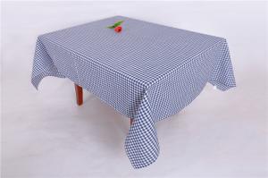 Best Checkered Stain Resistant Promotional Table Covers , Rectangle Restaurant Table Cloth wholesale