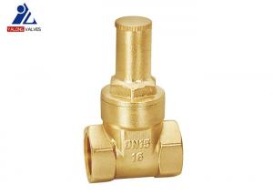 China BS 2779 3 Inch Brass Gate Valve Threaded 232 Psi Water Meter on sale
