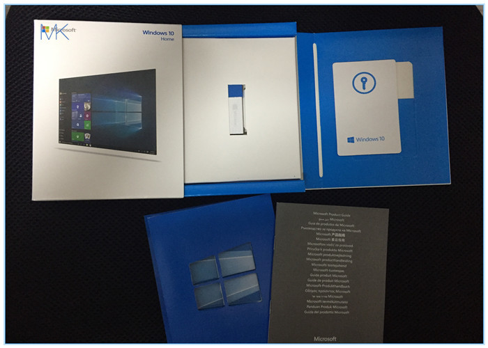 China Microsoft Windows Software , Windows 10 Home Full Version 32 & 64- bit USB Flash Drive Retail box on sale