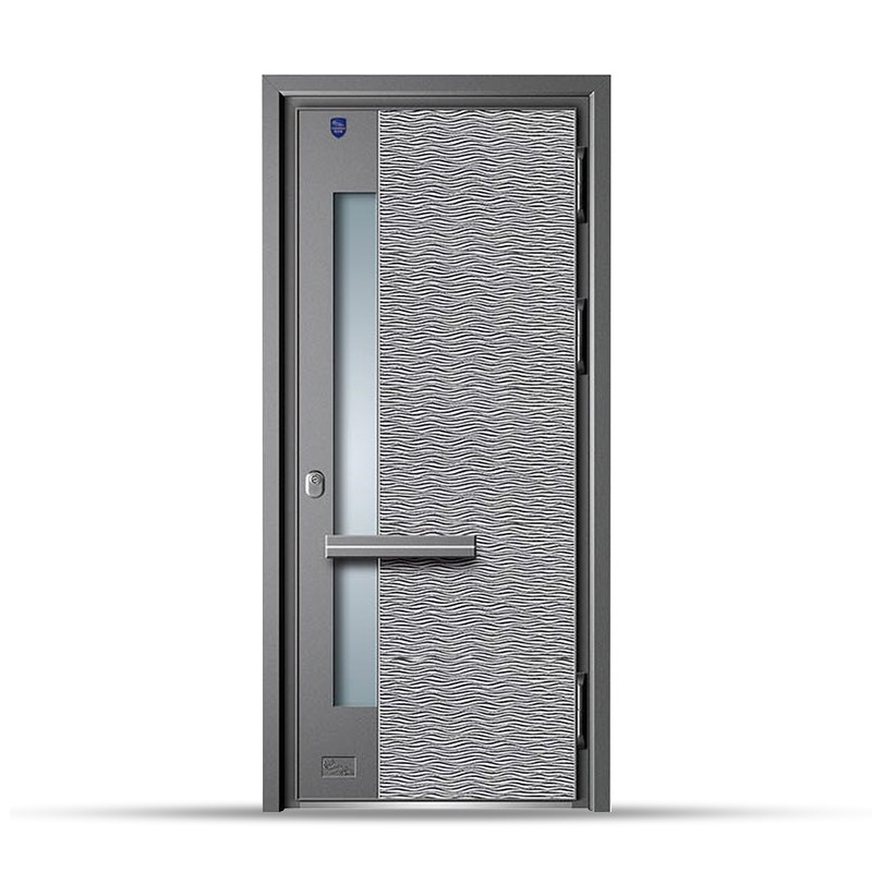 China Villa exit door single double leaf steel door exterior front secuirty door on sale