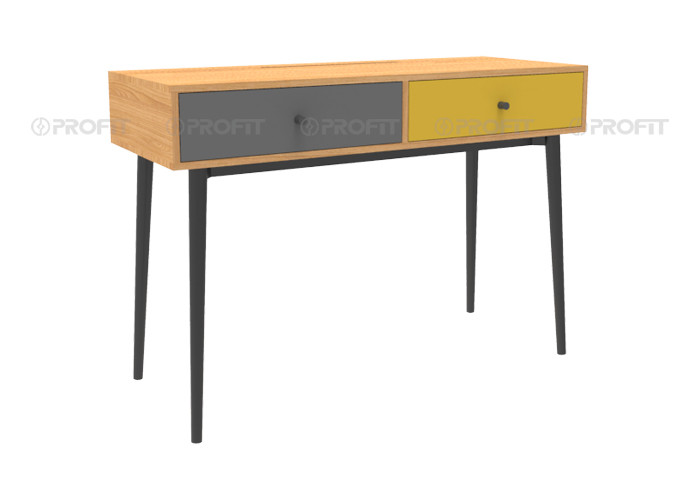 Best 110cm Width 30KG Wood Writing Desk With 2 Drawers wholesale