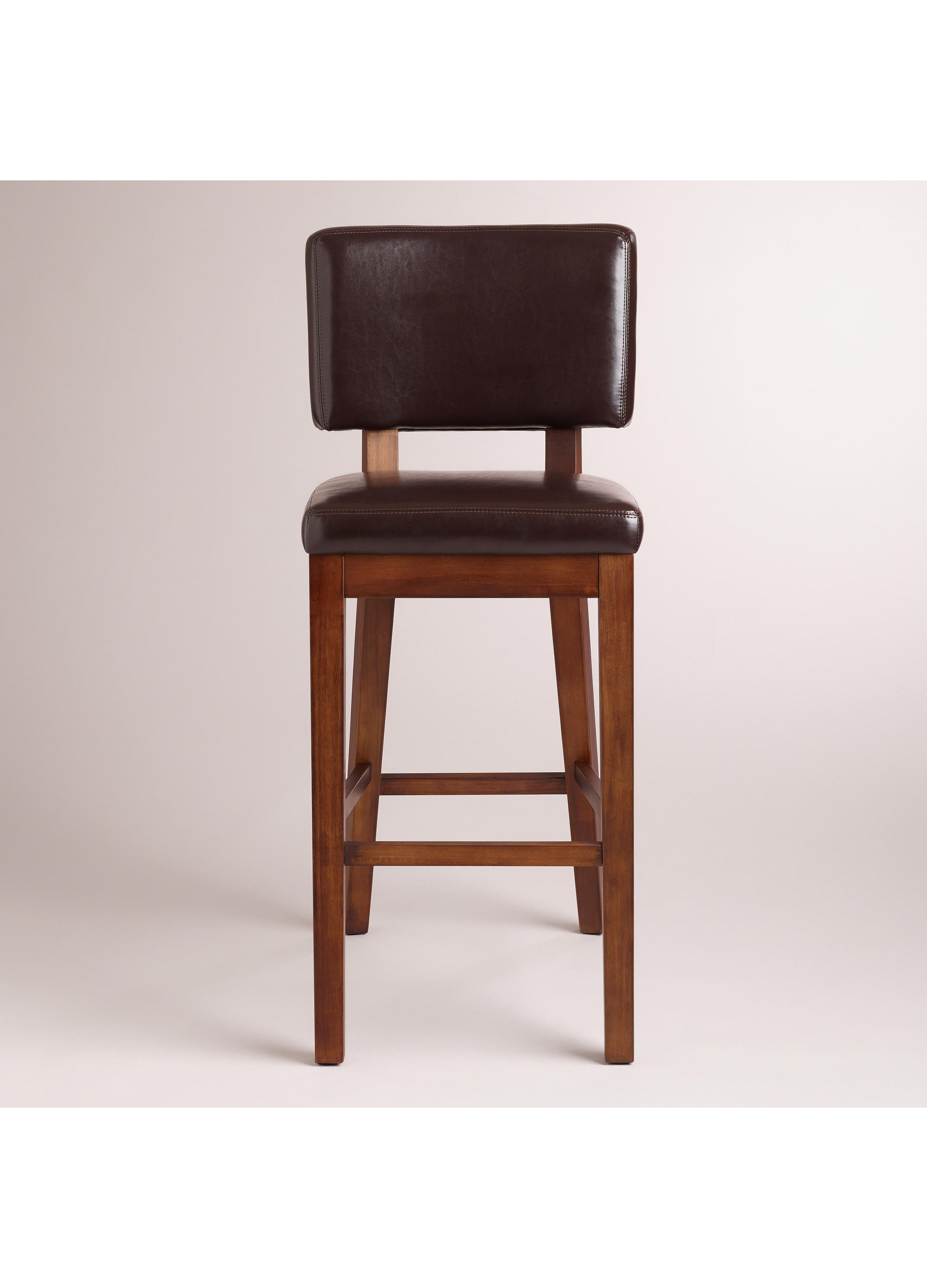 Best E1 Grade Plywood Leather Counter 30 Inch Height Bar Stools / Wooden Furniture For Restaurant wholesale