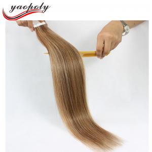 China Alibaba Express Hot Sale Wholesale Waterproof tape hair extensions stitched european remy hair piano color 8A Brazilian on sale