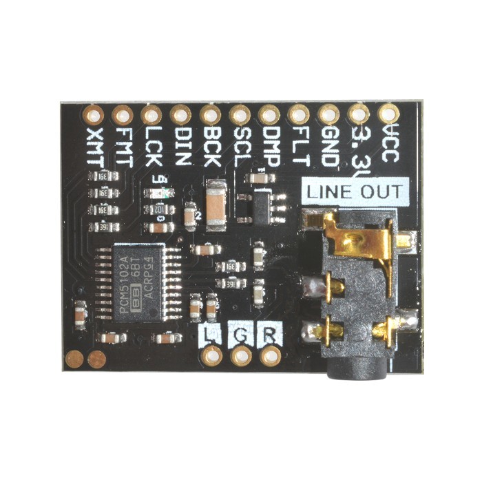 China Raspberry Pi PHAT Sound Card I2S IIC Interface Module PCM5102 Audio Board With Stereo Jack Beyond ES9023 PCM1794A DAC on sale