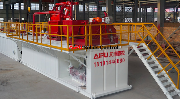 Well drilling fluids circulation system for at Aipu solids control