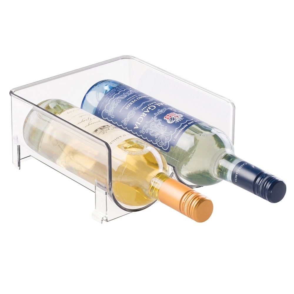 Best Plastic Acrylic Wine Bottle Holder Impact Resistance For Kitchen Countertops Stackable wholesale