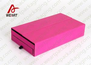 China Drawers Type Collapsible Paper Box , Retail Jewelry Cardboard Boxes With Logo on sale