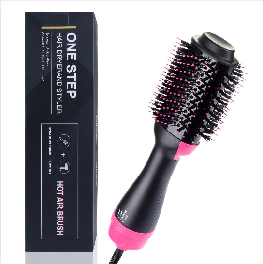 China Ionic Hot Hair Brush Dryer , Hair Volumizer Styler For Travel Hotel Salon on sale