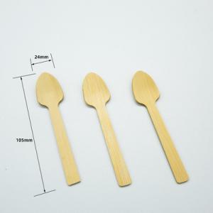 Best Green Palm Wooden Disposable Soup Spoons 105mm 140mm 160mm wholesale