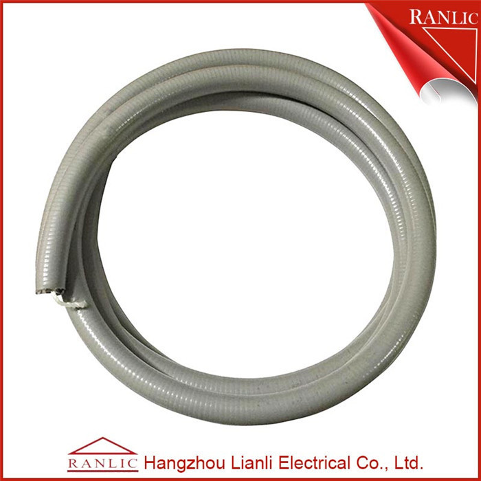 Best Gray 1/2 Liquid Tight Flexible Electrical Conduit PVC Coated With Cotton Wire wholesale