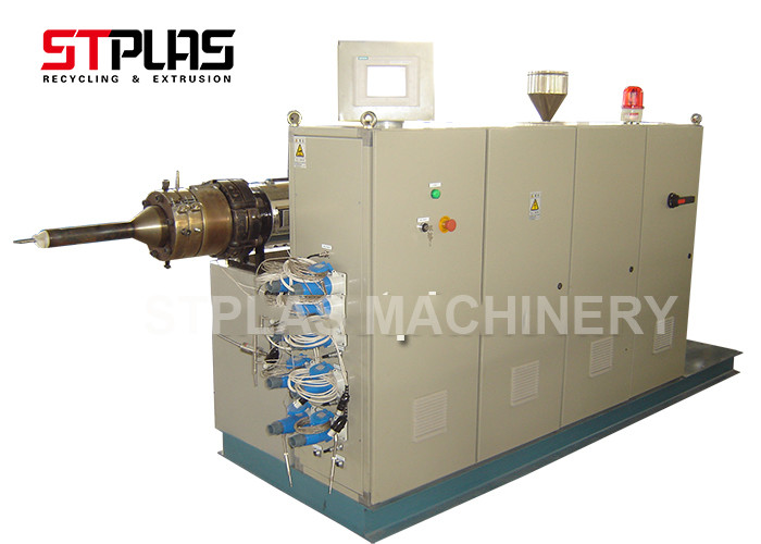 China PVC Powder Conical Twin Screw Plastic Extruder With Mixing Machine SJSZ51 on sale