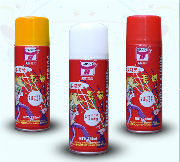 Best Silly Crazy 52*130mm Party String Spray Elegant Decorations wholesale