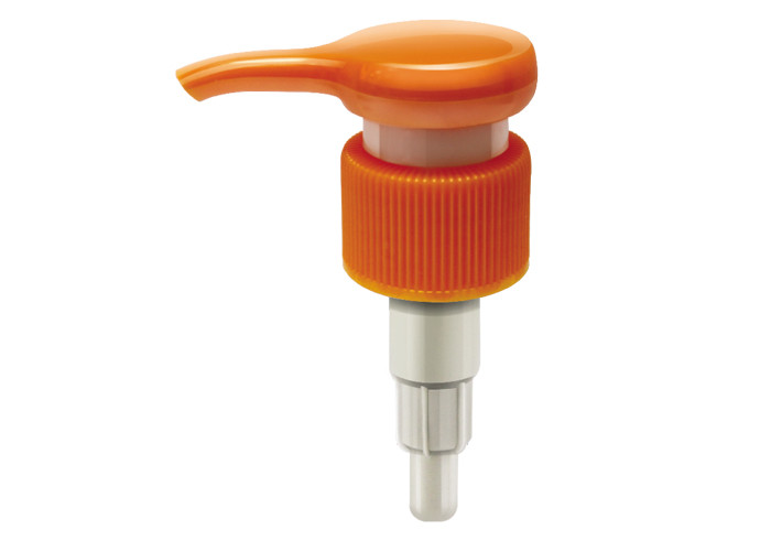 Best Orange Plastic Lotion Pump / External Spring Emulsion Pump ISO9001 Approved wholesale