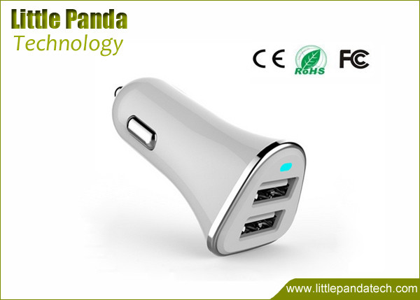 China Best Selling Wholesale Price iPhone 6 Car Charger with Light, Car Phone Charger on sale